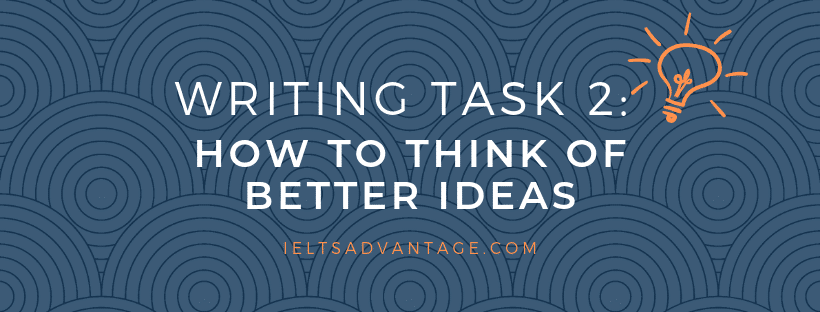 how to brainstorm for an ielts essay