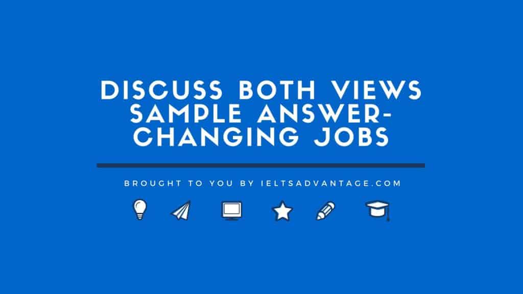 changing jobs ielts essay