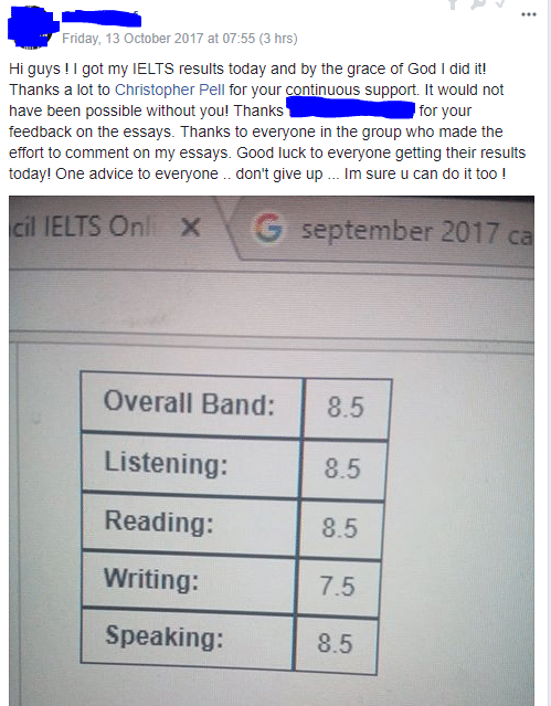 Is 8.5 good in IELTS?